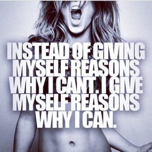 give yourself reasons