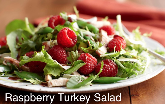 Raspberry Turkey Salad