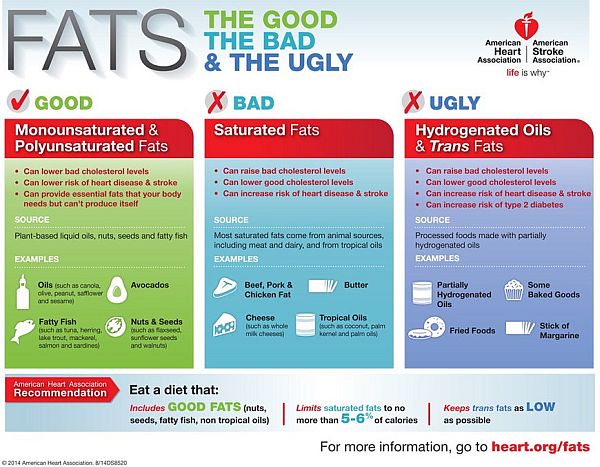 dietary fats infographic